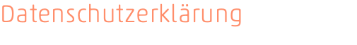 Datenschutzerklärung